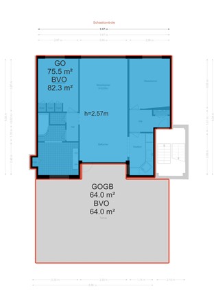 Floorplan - Raadhuisplein 13, 1431 EH Aalsmeer